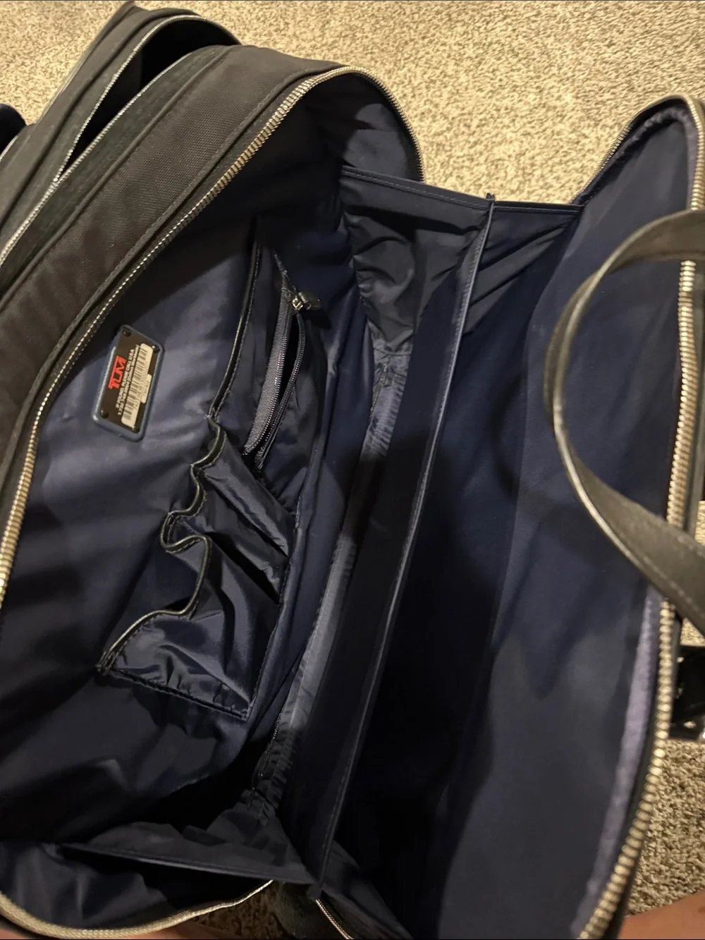 Tumi carry on bag Carried on one time